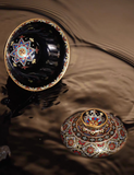 [Heirloom Collections] Imperial Grandeur: "Lustrous Grace of Dunhuang" Gaiwan & Master Cup Set – Handcrafted with Gold, Silver, and Falangcai Enamel from Jingdezhen
