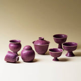 Amethyst Frost Kiln-Transmutation Tea Cup