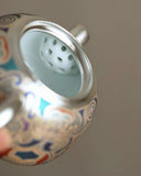 Dunhuang "Gold & Silver Inlay" Ceramic Tea Trio | Premium Heritage Gift Set